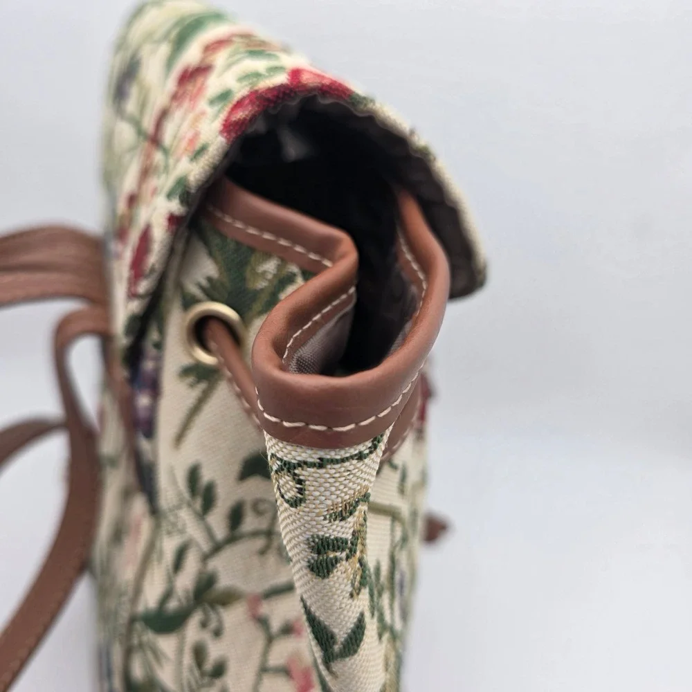 Tapestry Floral Backpack Witchy Moth Cottagecore Fairycore Grandmacore Botanical
